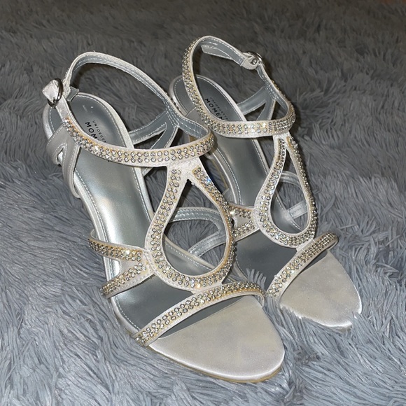 Silver Rhinestone Heels - Picture 2 of 3